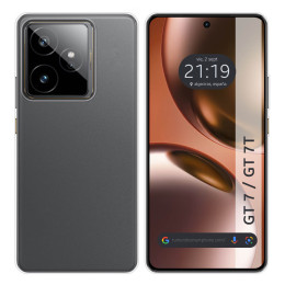 Funda Silicona Gel TPU Transparente para Realme GT 7 / GT 7T 5G