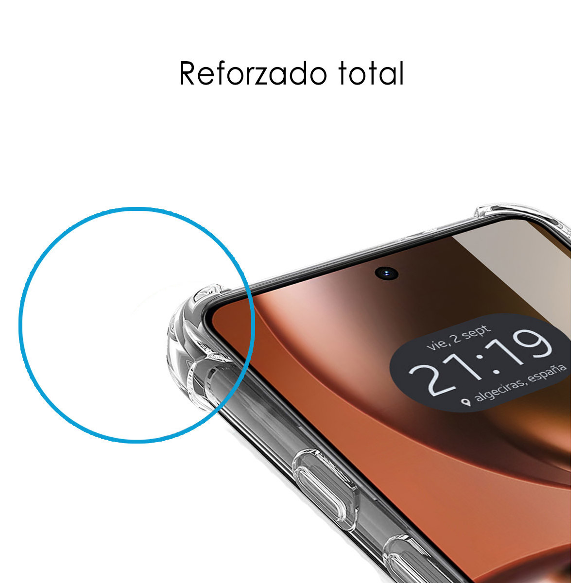 Funda Silicona Antigolpes Transparente para Realme GT 7 / GT 7T 5G