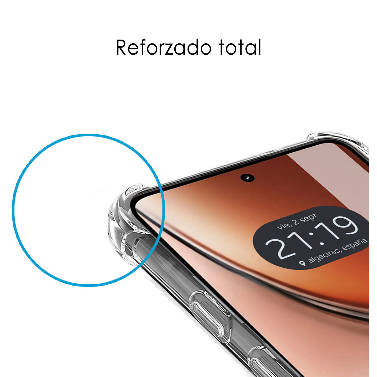 Funda Silicona Antigolpes Transparente para Realme P3 5G