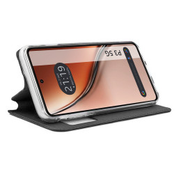 Funda Libro Soporte con Ventana para Realme P3 5G color Negra 2