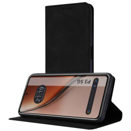 Funda Libro de Polipiel con tarjetero para Realme P3 5G color Negra