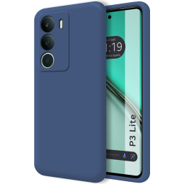 Funda Silicona Líquida Ultra Suave para Realme P3 lite color Azul