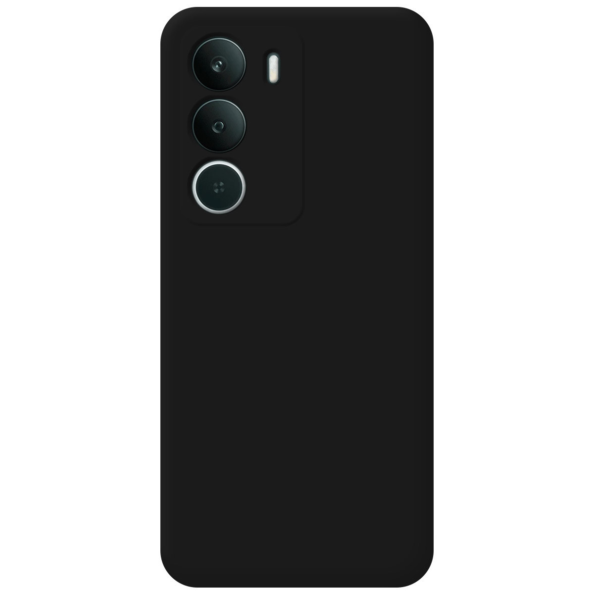 Funda Silicona Líquida Ultra Suave para Realme P3 lite color Negra