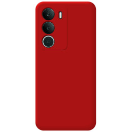 Funda Silicona Líquida Ultra Suave para Realme P3 lite color Roja 2