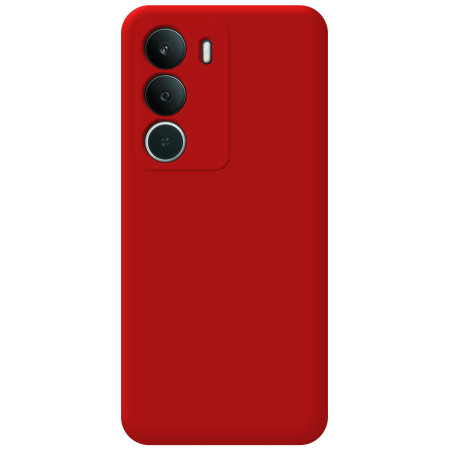 Funda Silicona Líquida Ultra Suave para Realme P3 lite color Roja