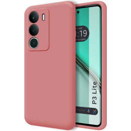 Funda Silicona Líquida Ultra Suave para Realme P3 lite color Rosa