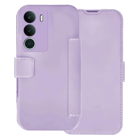 Funda Silicona Suave con Tapa para Realme P3 lite color Morada