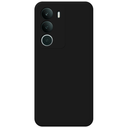 Funda Silicona Líquida Ultra Suave para Realme C71 4G color Negra