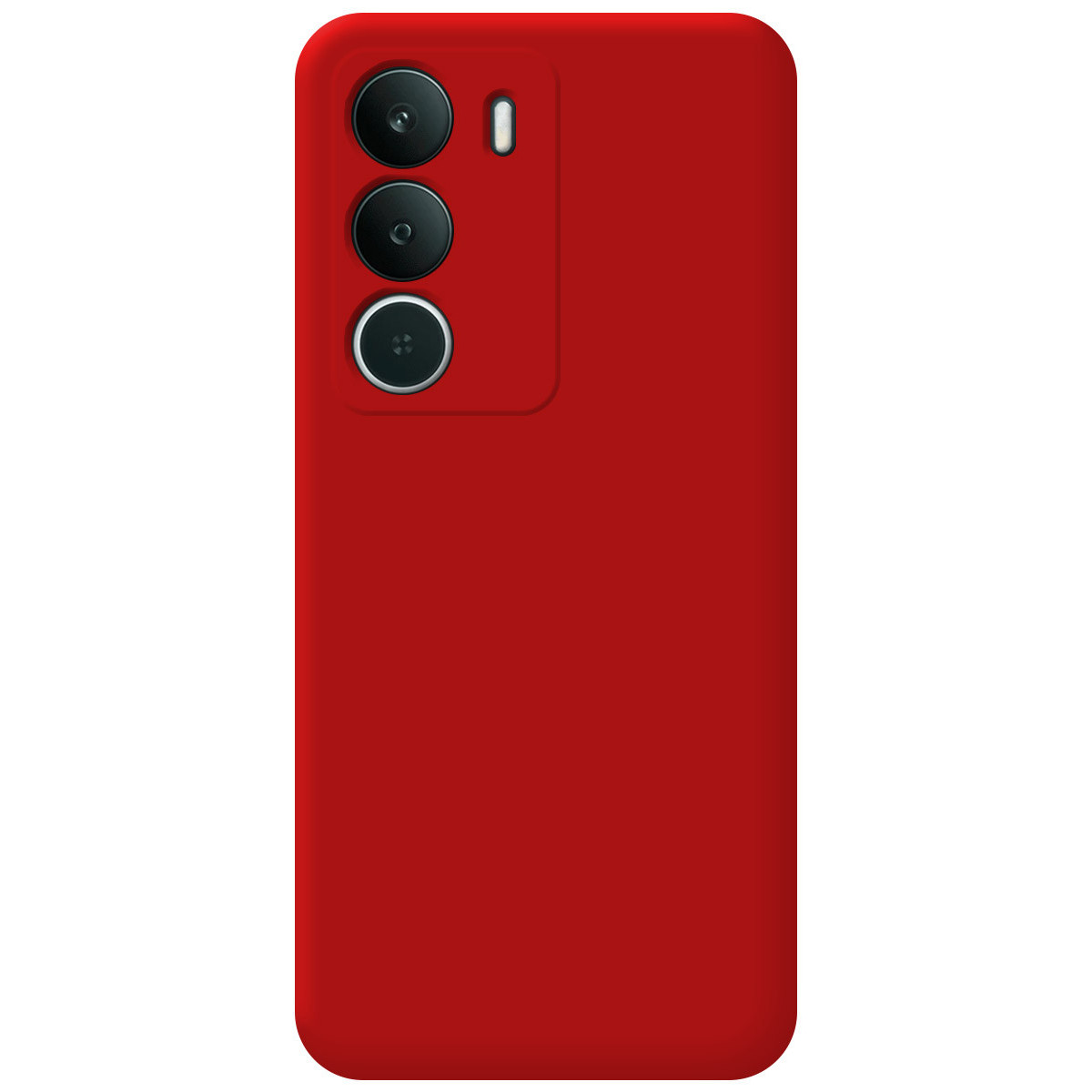 Funda Silicona Líquida Ultra Suave para Realme C71 4G color Roja
