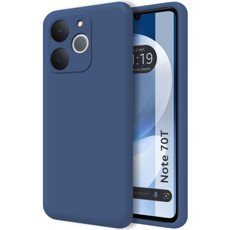 Funda Silicona Líquida Ultra Suave para Realme Note 70T color Azul