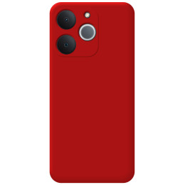 Funda Silicona Líquida Ultra Suave para Realme Note 70T color Roja 2