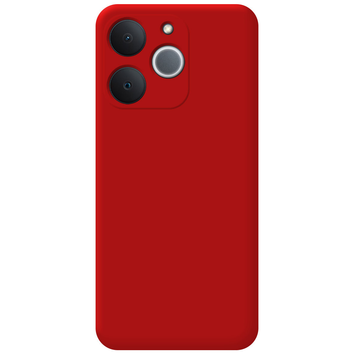Funda Silicona Líquida Ultra Suave para Realme Note 70T color Roja