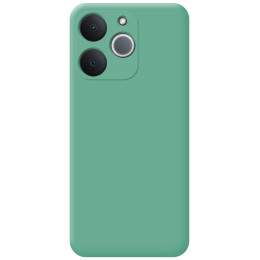 Funda Silicona Líquida Ultra Suave para Realme Note 70T color Verde 2