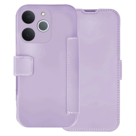 Funda Silicona Suave con Tapa para Realme Note 70T color Morada