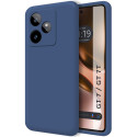 Funda Silicona Líquida Ultra Suave para Realme GT 7 / GT 7T 5G color Azul