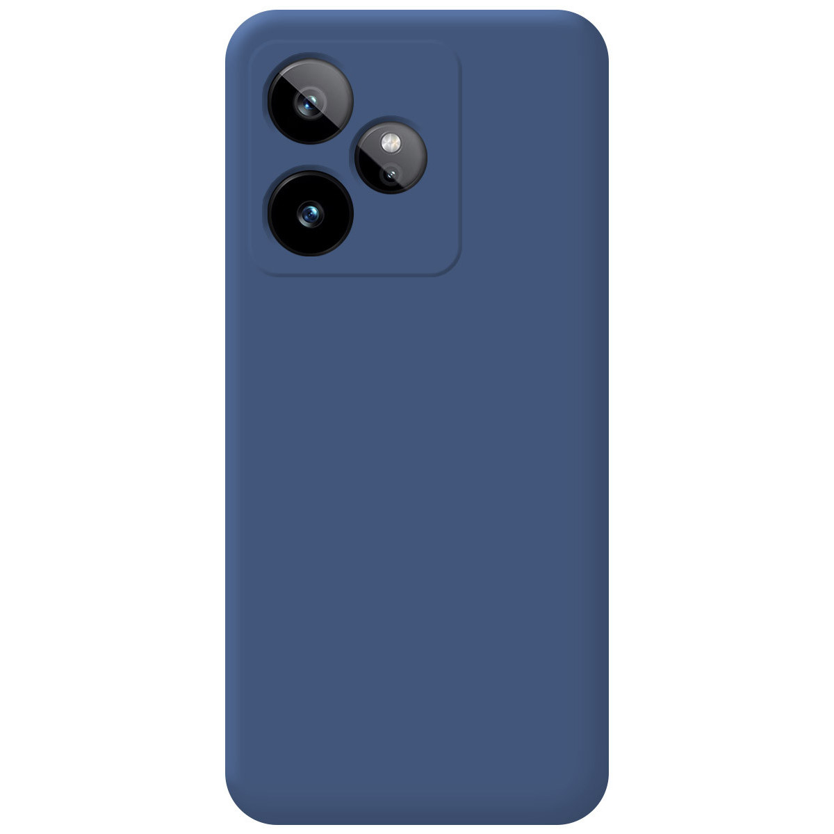Funda Silicona Líquida Ultra Suave para Realme GT 7 / GT 7T 5G color Azul