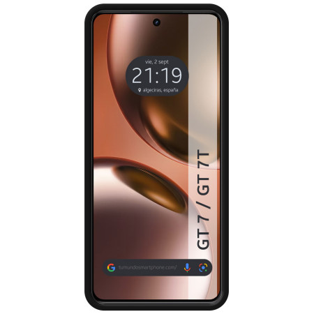 Funda Silicona Líquida Ultra Suave para Realme GT 7 / GT 7T 5G color Negra