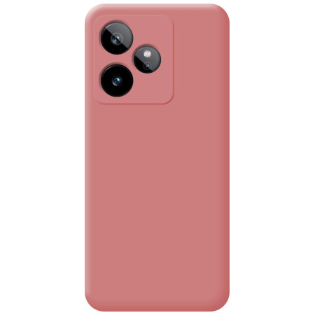 Funda Silicona Líquida Ultra Suave para Realme GT 7 / GT 7T 5G color Rosa