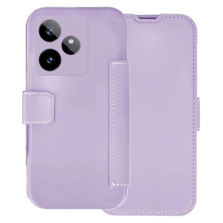 Funda Silicona Suave con Tapa para Realme GT 7 / GT 7T 5G color Morada