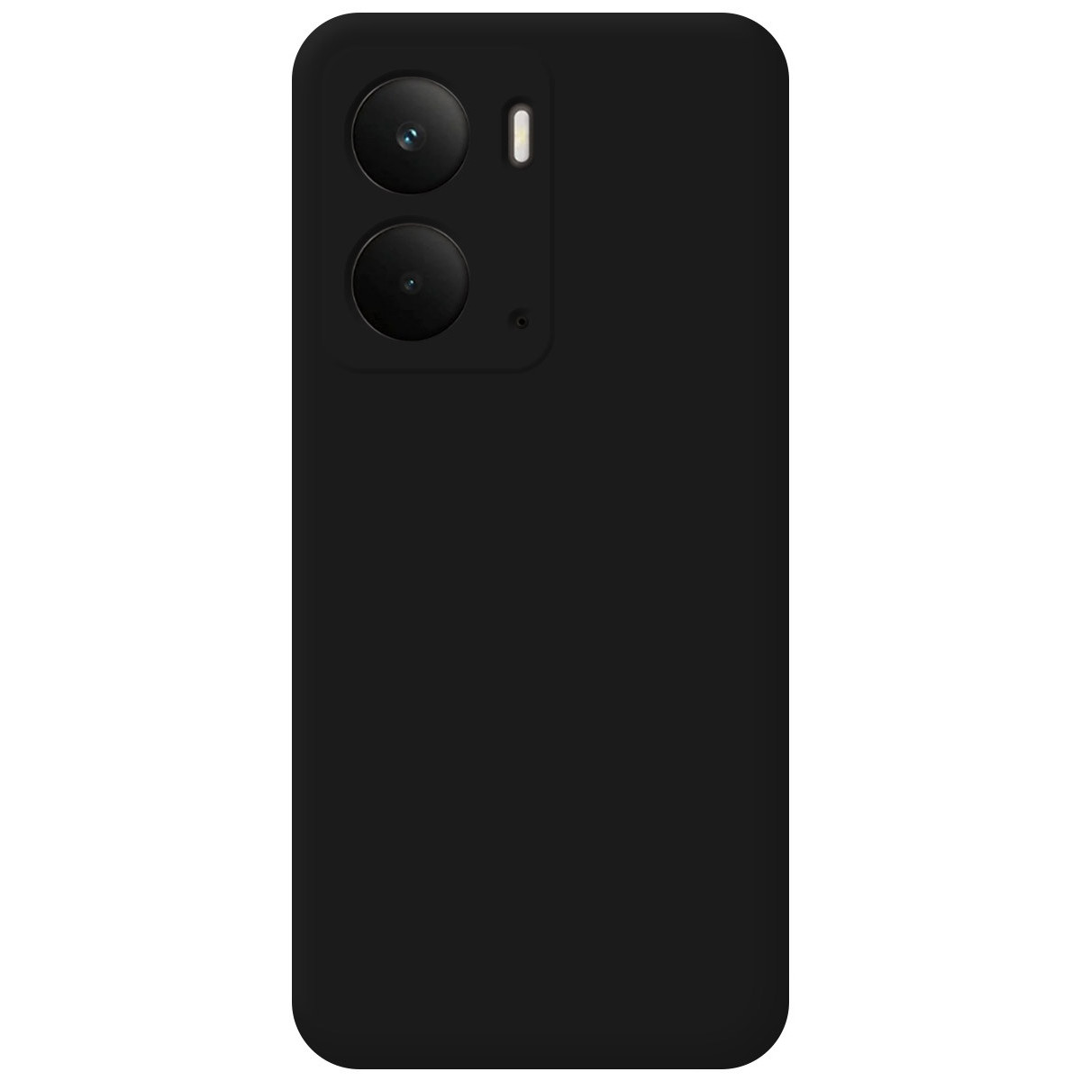 Funda Silicona Líquida Ultra Suave para Realme P3 5G color Negra