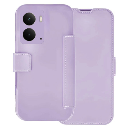 Funda Silicona Suave con Tapa para Realme P3 5G color Morada