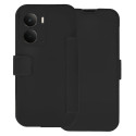 Funda Silicona Suave con Tapa para Realme P3 5G color Negra