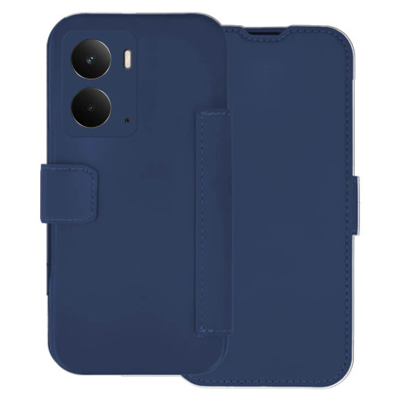 Funda Silicona Suave con Tapa para Realme P3 5G color Azul