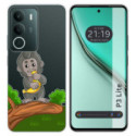 Funda Silicona Transparente para Realme P3 lite diseño Mono Dibujos