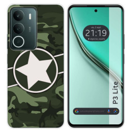 Funda Silicona para Realme P3 lite diseño Camuflaje 01 Dibujos