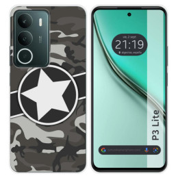 Funda Silicona para Realme P3 lite diseño Camuflaje 02 Dibujos