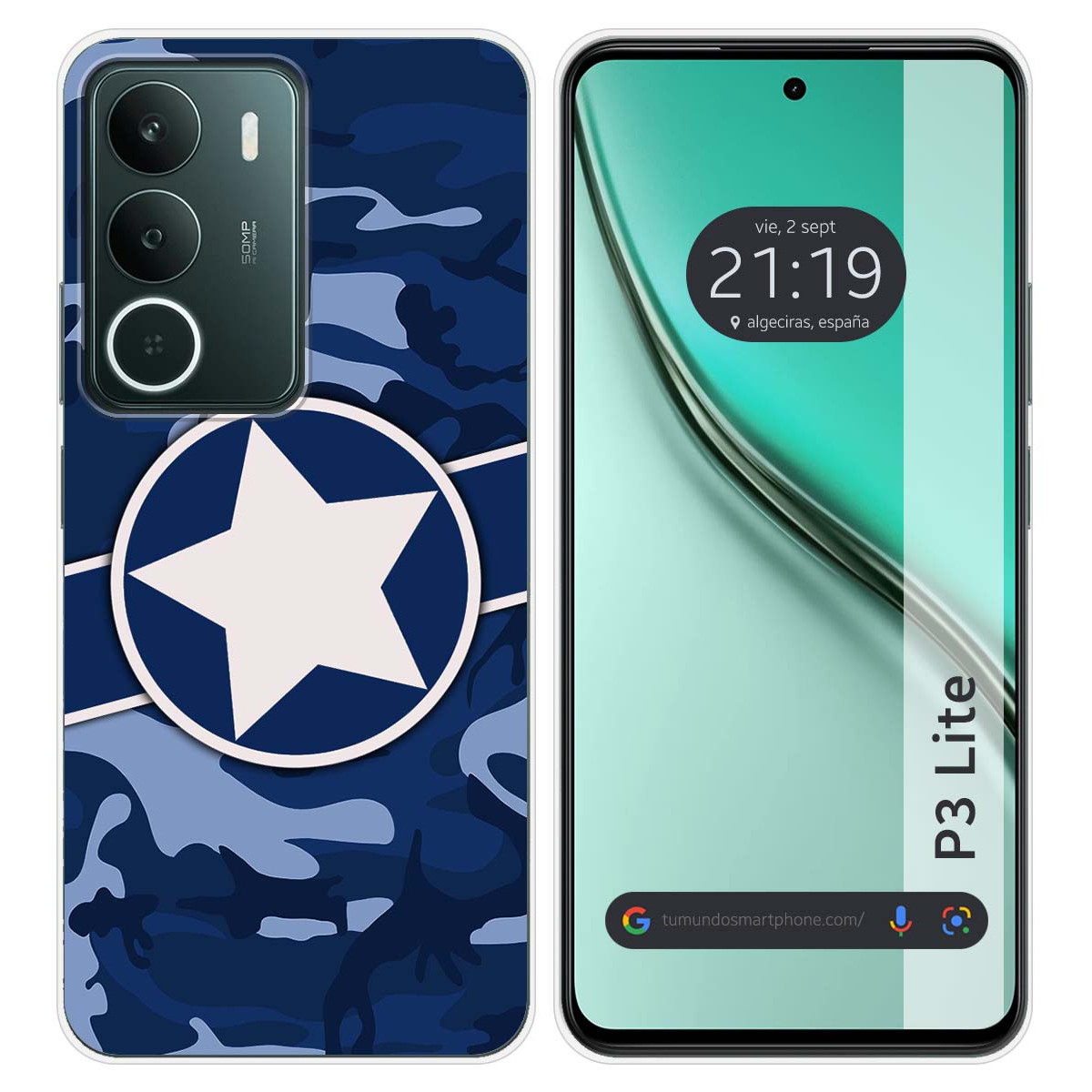 Funda Silicona para Realme P3 lite diseño Camuflaje 03 Dibujos