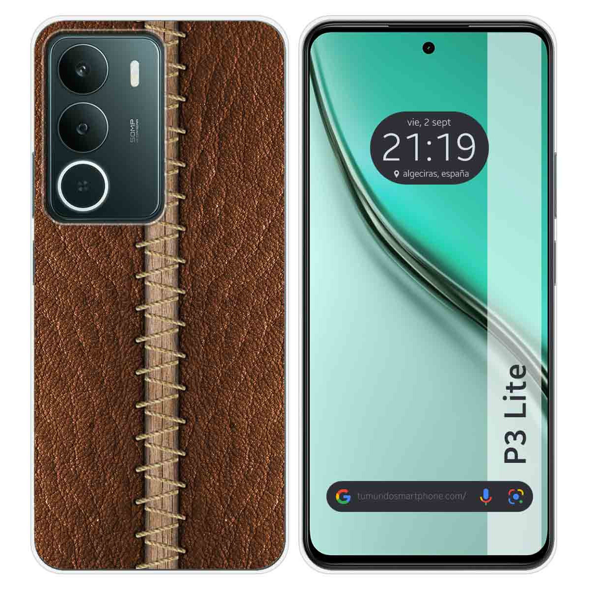 Funda Silicona para Realme P3 lite diseño Cuero 01 Dibujos