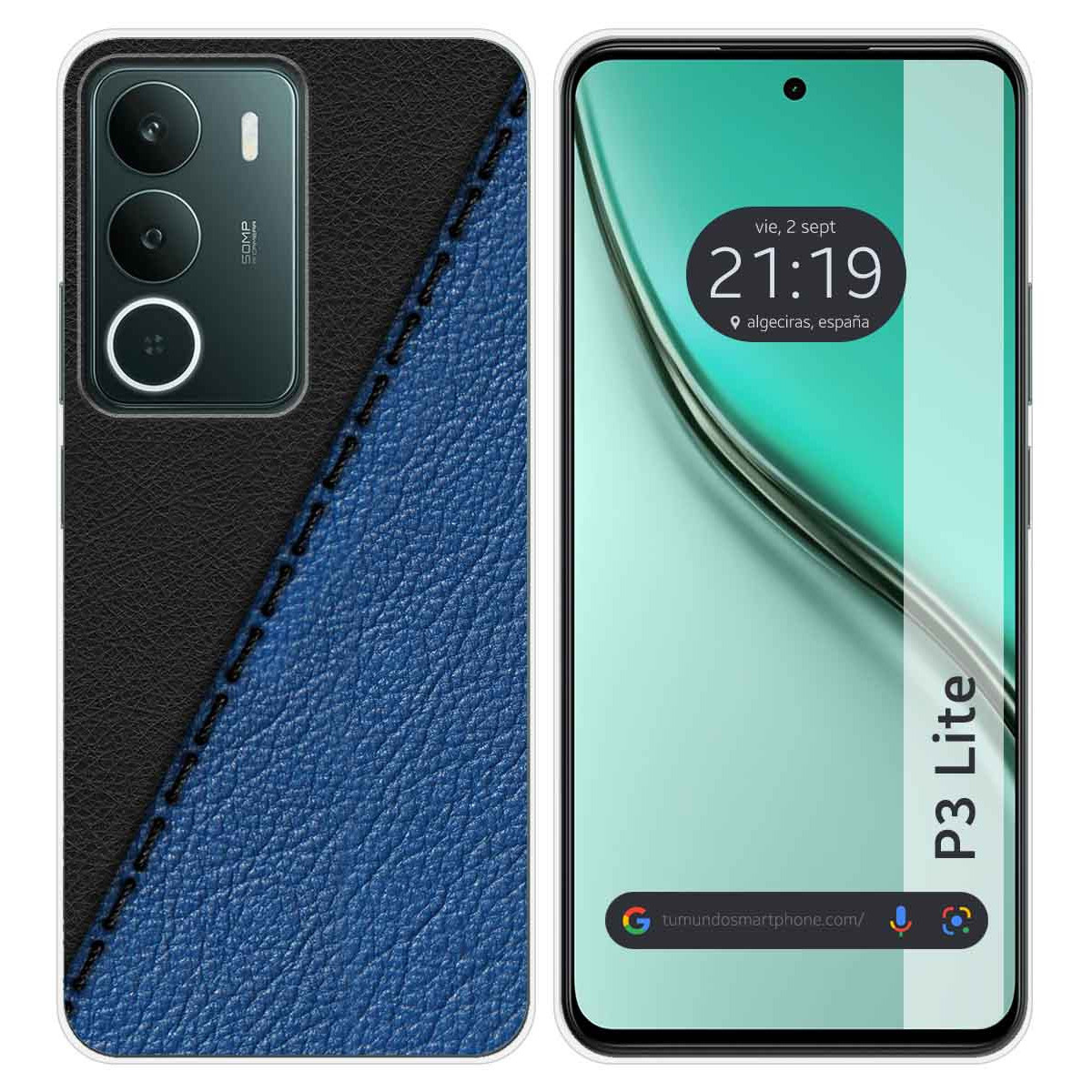 Funda Silicona para Realme P3 lite diseño Cuero 02 Dibujos