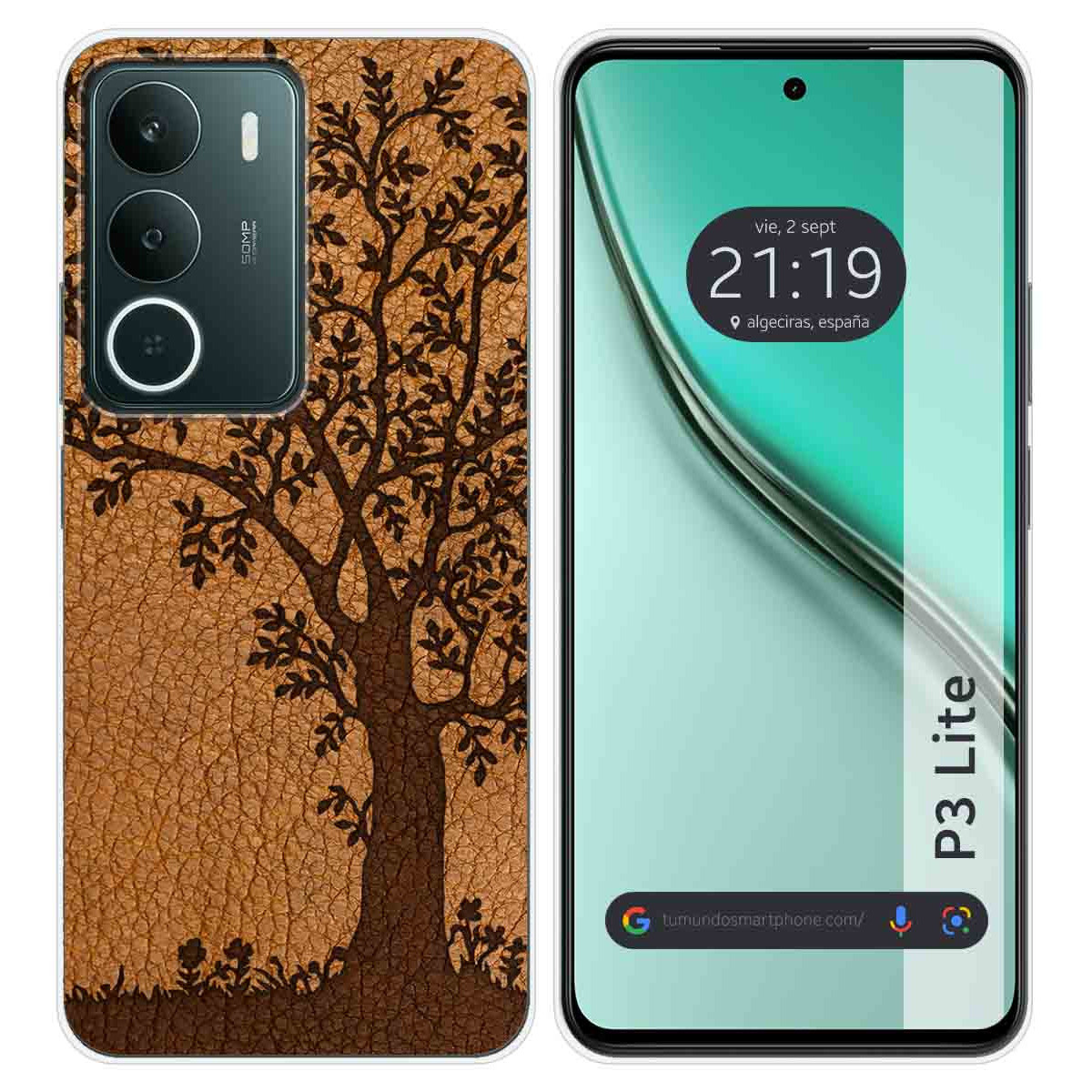 Funda Silicona para Realme P3 lite diseño Cuero 03 Dibujos