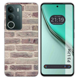 Funda Silicona para Realme P3 lite diseño Ladrillo 01 Dibujos