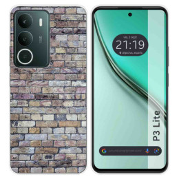 Funda Silicona para Realme P3 lite diseño Ladrillo 02 Dibujos