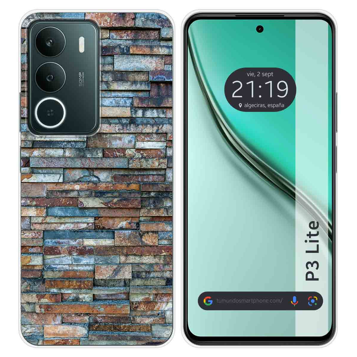 Funda Silicona para Realme P3 lite diseño Ladrillo 05 Dibujos