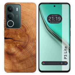 Funda Silicona para Realme P3 lite diseño Madera 04 Dibujos