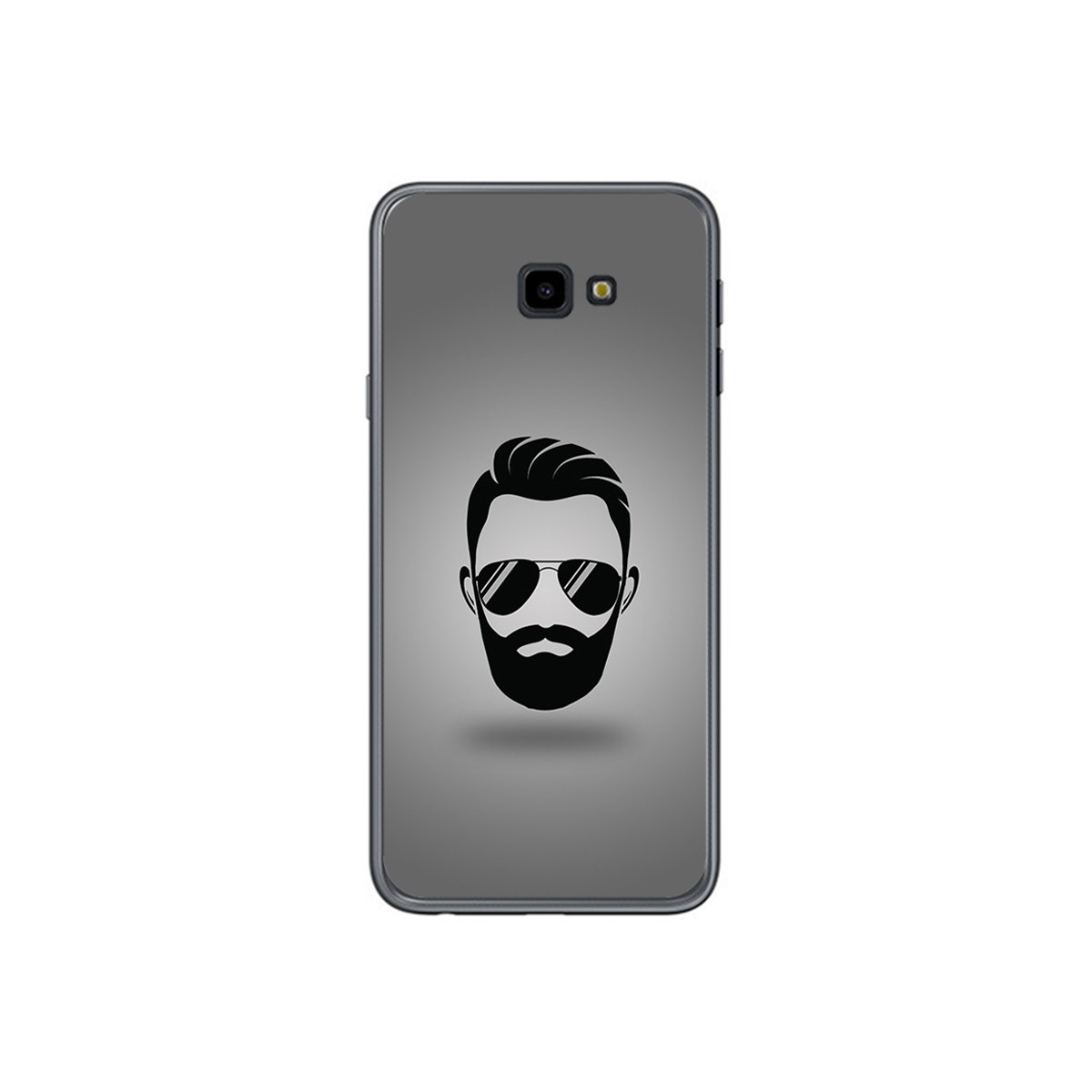 Funda Gel Tpu para Samsung Galaxy J4+ Plus Diseño Barba Dibujos