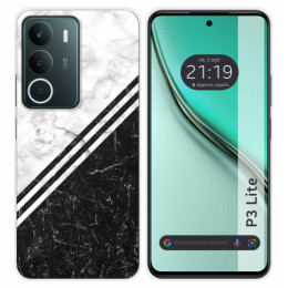Funda Silicona para Realme P3 lite diseño Mármol 01 Dibujos