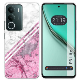 Funda Silicona para Realme P3 lite diseño Mármol 03 Dibujos