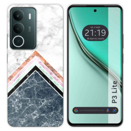 Funda Silicona para Realme P3 lite diseño Mármol 05 Dibujos