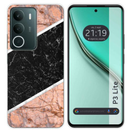 Funda Silicona para Realme P3 lite diseño Mármol 07 Dibujos