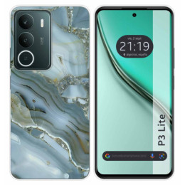 Funda Silicona para Realme P3 lite diseño Mármol 09 Dibujos