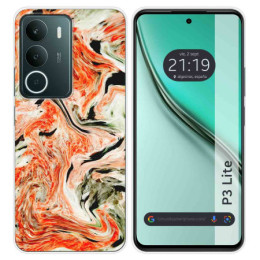 Funda Silicona para Realme P3 lite diseño Mármol 12 Dibujos