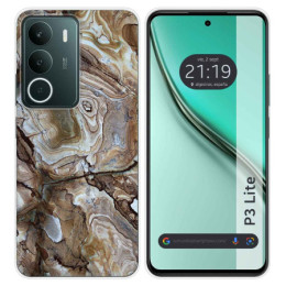 Funda Silicona para Realme P3 lite diseño Mármol 14 Dibujos