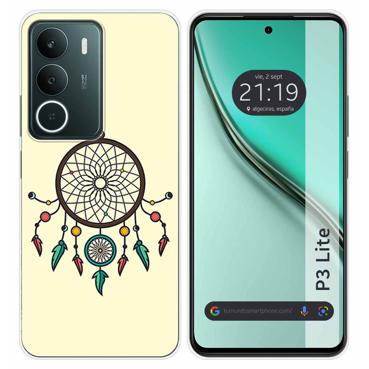 Funda Silicona para Realme P3 lite diseño Atrapasueños Dibujos