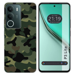 Funda Silicona para Realme P3 lite diseño Camuflaje Dibujos