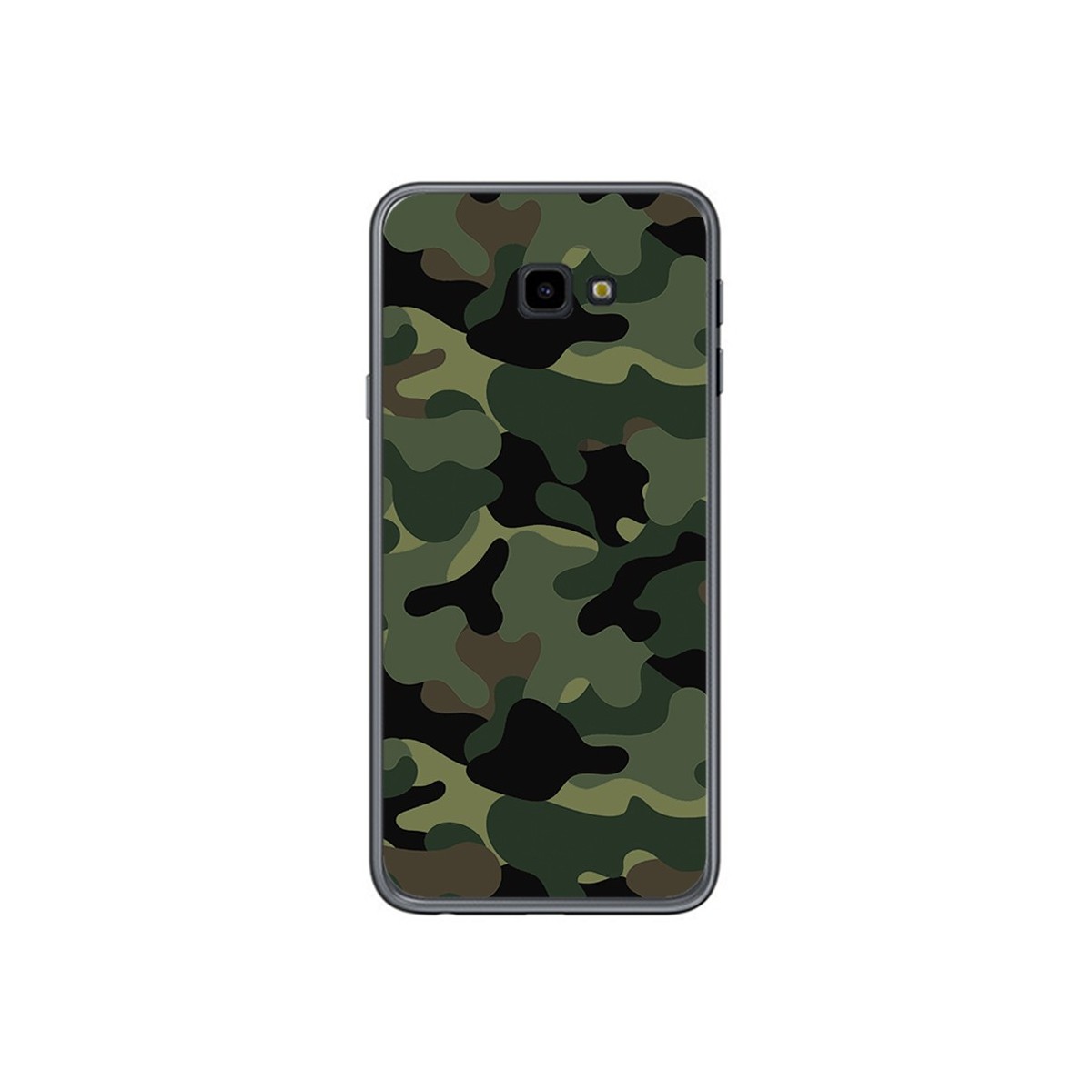 Funda Gel Tpu para Samsung Galaxy J4+ Plus Diseño Camuflaje Dibujos