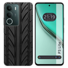 Funda Silicona para Realme P3 lite diseño Neumatico Dibujos